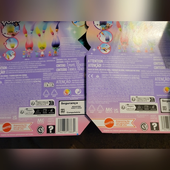 Trolls Band Together Bundle 1 Mount Rageous Playset, 4 Pom Poms, 2 Hair Pops New - Picture 5 of 10